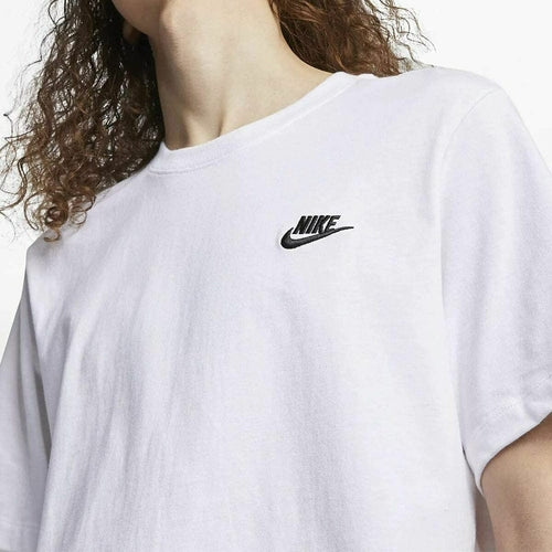 Mannen T-Shirt Nike AR4997 101 wit