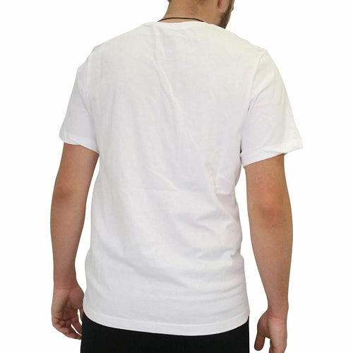 Mannen T-Shirt Nike AR4997 101 wit